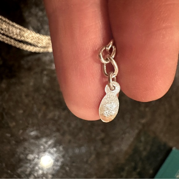 New Solid 925 Sterling Silverv Large Open Heart mesh necklace adjustable 😍 - Picture 6 of 8